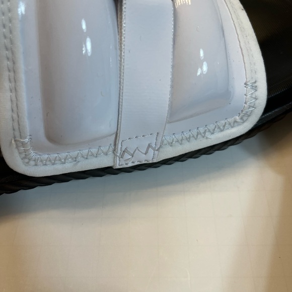 Nike Jordan Super Play Men’s Slides Size 10 White/Black/Fire Red/Taxi - Picture 9 of 11